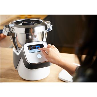Robot Cuiseur Moulinex I-Companion Touch XL 4,5L Blanc Argent 1550W - 14 Programmes Automatiques - Neuf