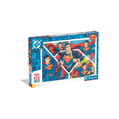 Puzzle Maxi CLEMENTONI Superman 104 pièces 62 x 42 cm - Neuf