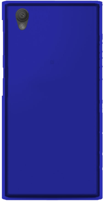 Coque silicone unie compatible Givré Bleu Sony Xperia L1