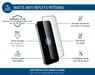 Protège écran pour iPhone 16 Plus / 15 Plus / 14 Pro Max Mat Anti-reflet 2.5D Verre trempé + Garantie à vie - Certifié GRS Force Glass