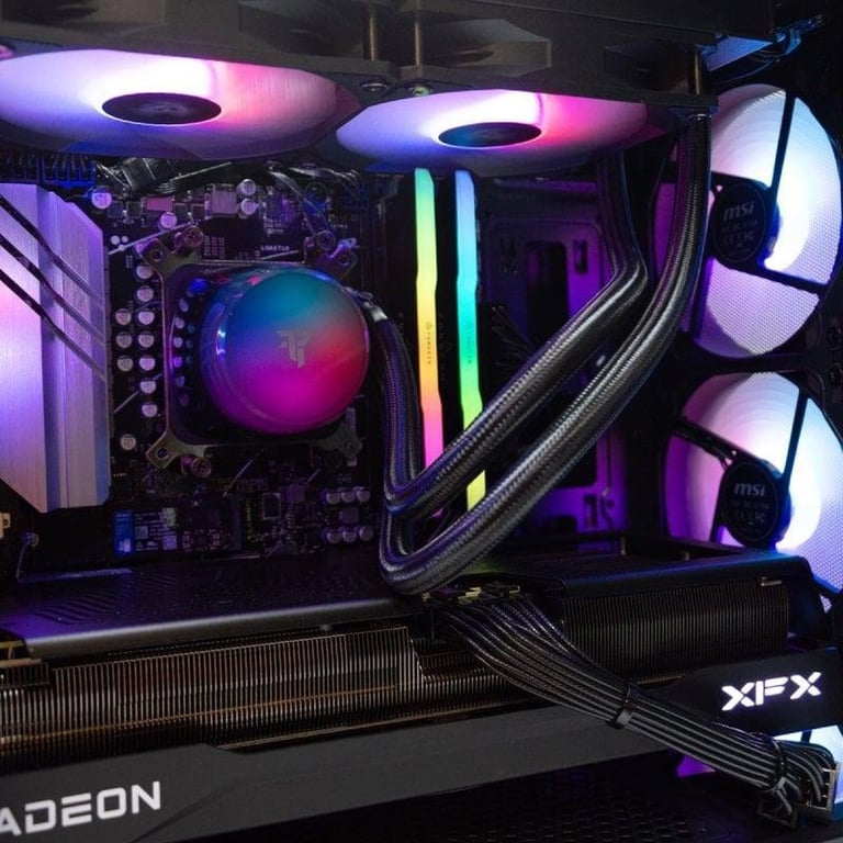 PC de bureau PcCom Imperial AMD Ryzen 5 7500X3D 1TB SSD RX 9070 XT Windows 11 - vue 4