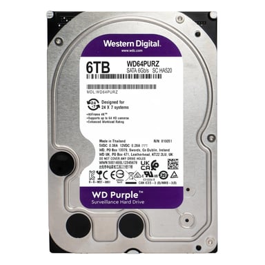 WD Purple 3.5'' 6 TB SATA 3