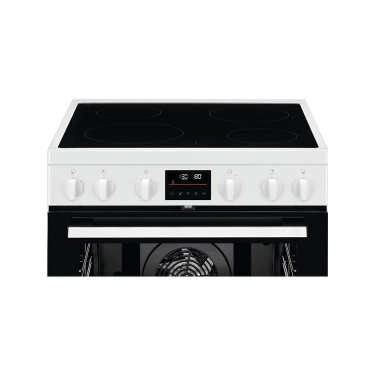 ELECTROLUX Cuisinière vitrocéramique 60 cm 4 foyers nettoyage pyrolyse LKR64890AW - vue 9