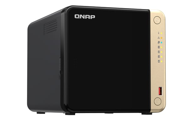 QNAP TS-464 NAS Tower Intel® Celeron® N5095 8 Go DDR4 0 To QNAP QTS Noir