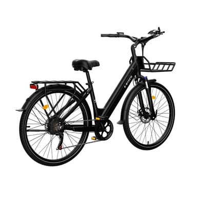 VéLo Électrique V1 | Vitesse Max 25 km/h | Autonomie 45-90 km | Moteur 250W | Batterie 36V 15.6Ah | Pneus 28 Pouces | Gris