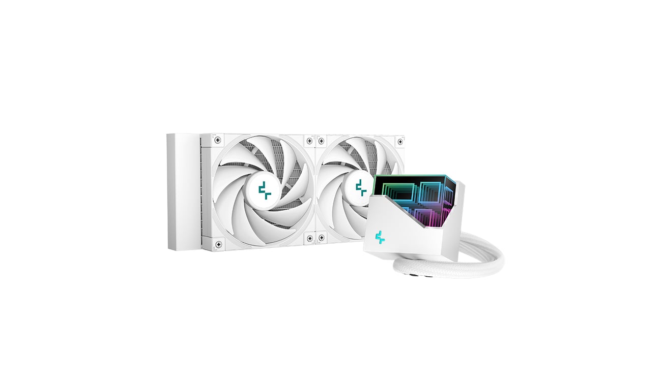Watercooling AIO DEEPCOOL LT520 Compatible IntelAMD Ventilateurs 2x120mm Waterblock A RGB - vue 2