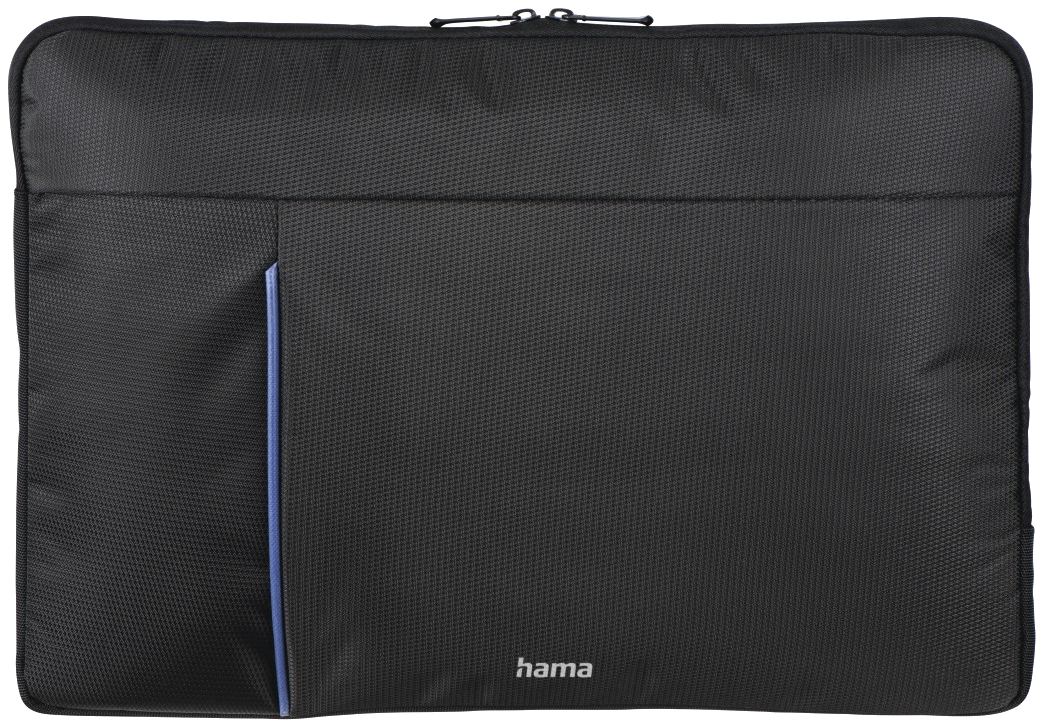 Pochette d'ordinateur portable Le Cap , jusque 40cm (15,6 ), noire/bleue