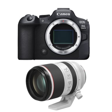Appareil photo hybride Canon EOS R6 Mark II + RF 70-200mm f/2.8 L IS USM + Ebook ''20 astuces pour des images qui claquent''
