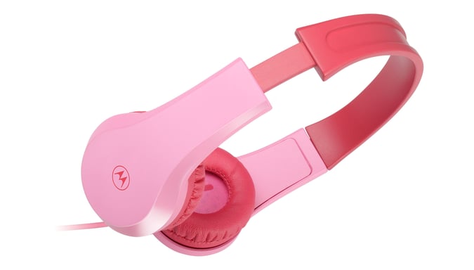 Motorola MOTO JR200 Casque Avec fil Crochets auriculaires Musique Rose
