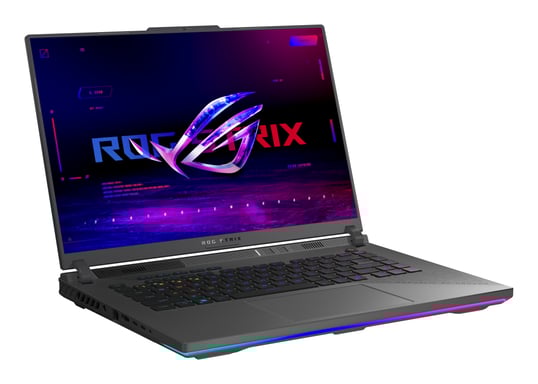 ASUS ROG Strix G16 G614PP-RV030W AMD Ryzen™ 9 8940HX Portátil 40,6 cm (16'') WUXGA 32 GB DDR5-SDRAM 1 TB SSD NVIDIA GeForce RTX 5070 Wi-Fi 6E (802.11ax) Windows 11 Home Alemán Gris