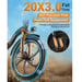 HillMiles MilePort 1 Bicicletta elettrica - Motore 250W Batteria 36V13Ah Pneumatici da 20 pollici Freni a disco meccanici - Verde