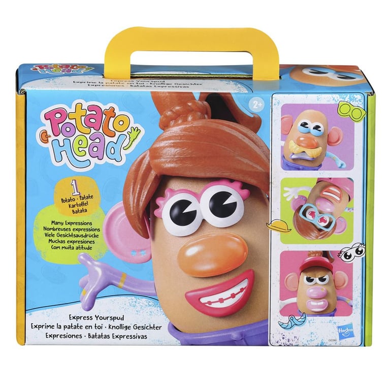 Figurine à transformer Hasbro Potato Head Express Yourspud 33 pièces Multicolore - Neuf