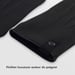 Selencia Gants Tactiles Effet Daim - Femme - Taille M - Noir
