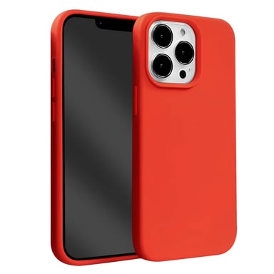 Coque pour iPhone 13 Pro en Silicone Souple Antichocs Rouge