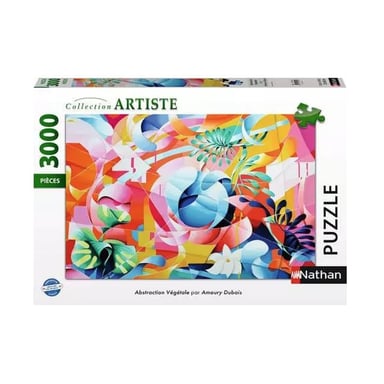 Puzzle Nathan 3000 piezas: Abstraction Végétale de Amaury Dubois