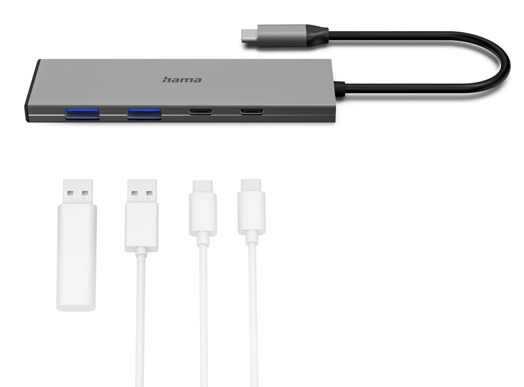 Hama 00200147 hub & concentrateur USB Type C 10000 Mbit/ Neuf - vue 3