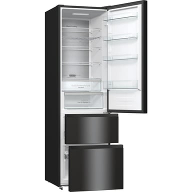 Réfrigérateur combiné - HISENSE - RM469N4AFD1 - Multi-portes - 368 L - No Frost (Sans givre) - Noir - L 60 x 66,3 x H 200 cm