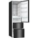 Réfrigérateur combiné - HISENSE - RM469N4AFD1 - Multi-portes - 368 L - No Frost (Sans givre) - Noir - L 60 x 66,3 x H 200 cm