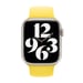 Bracelet Boucle unique en Silicone pour Apple Watch | 44/45/46/49 mm - Taille 11 - Canary Yellow