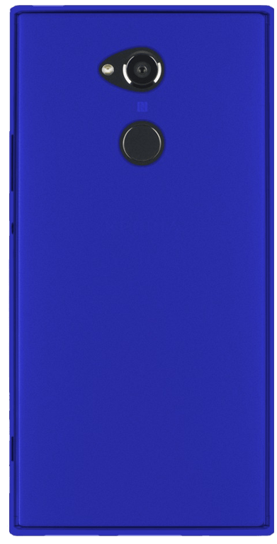 Coque silicone unie compatible Givré Bleu Sony Xperia XA2 Ultra