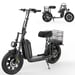 Scooter Eléctrico F7 | Motor 1000W | Batería 48V 10.4Ah | Neumáticos de 16 Pulgadas| Velocidad Máx 45 km/h | Autonomía 45-60 km | Gris