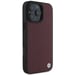 Funda BMW para iPhone 16 Pro Max 6.9'' funda rígida roja Signo Cuero Diamante Metal Logo MagSafe