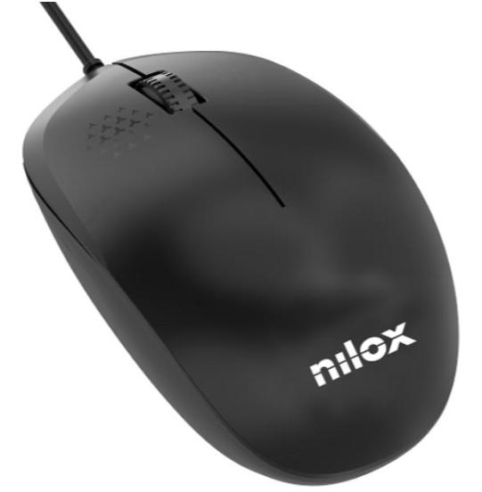 Souris Nilox MOUSB1012 – USB Type-A Optique 1200 DPI, 3 Boutons - vue 2