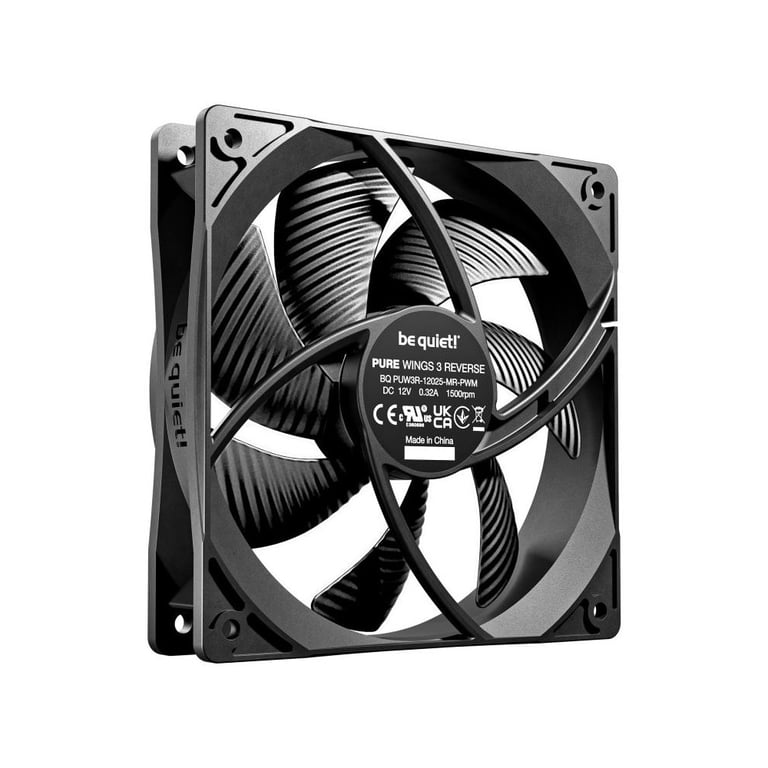 Ventilateur be quiet! Pure Wings 3 120mm PWM Reverse Pack de 3 1500 trmin Neuf