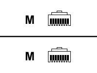 Cavo giallo Cisco per Ethernet, dritto, RJ-45, cavo di rete da 1,8 m