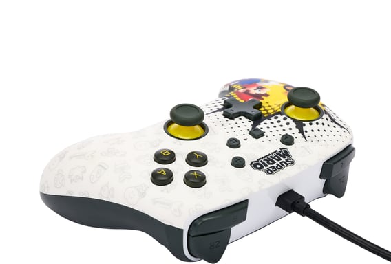 PowerA NSGP0085-01 mando y volante Negro, Azul, Rojo, Blanco, Amarillo USB Gamepad Analógico Nintendo Switch