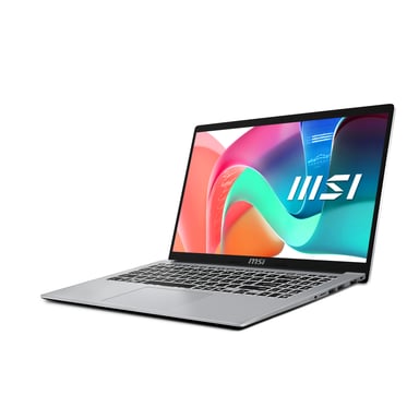 MSI Modern 15 F13MG-430NL Intel® Core™ i5 i5-1334U Ordinateur portable 39,6 cm (15.6'') Full HD 16 Go DDR4-SDRAM 512 Go SSD Wi-Fi 6E (802.11ax) Windows 11 Home Argent