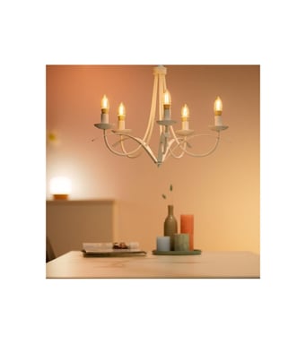 WiZ Flame lampadina collegata Bianco variabile E14 25W