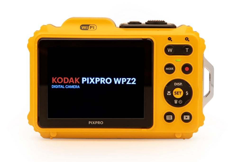Cámara KODAK Pixpro Pack WPZ2 + 2 Baterías + 1 Tarjeta SD - Compacta 16MPixels, Sumergible hasta 15 de profundidad, A prueba de golpes, Video 720p, Pantalla LCD 2.7