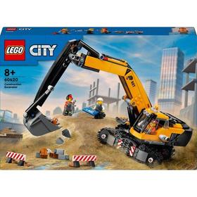 Lego 60420 - Excavadora de Obra Amarilla