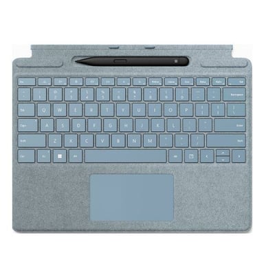 Microsoft 8X8-00175 teclado para móvil QWERTY Español Microsoft Cover port Platino