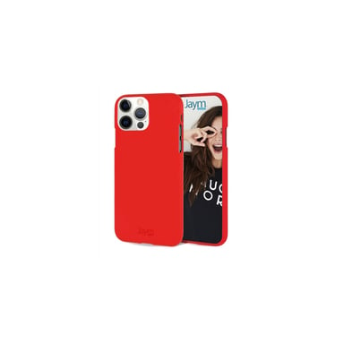 JAYM - Coque Silicone Soft Feeling Rouge pour Apple iPhone 12 Pro Max (6.7) – Finition Silicone – Toucher Ultra Doux