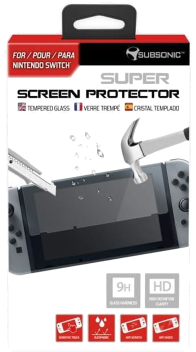 Subsonic - Protection pour écran en verre trempé pour Nintendo Switch - Ultra résistante - Super scr