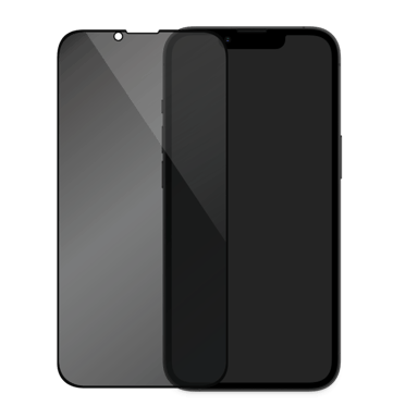 Protection d'écran Privée en verre trempé (100% de surface couverte) pour Apple iPhone 13 Pro Max, Noir