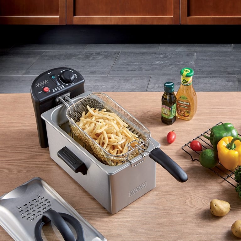 Friteuse Semi pro Inox Avec Fenêtre En Verre Kfry De Kitchencook - vue 3