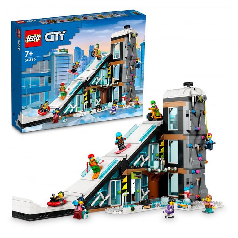LEGO City Le complexe de ski et d'escalade - vue 4