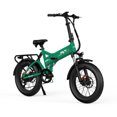 Vélo électrique tout-terrain PVY Z20 Plus, batterie 48 V 16,5 Ah, triple suspension - Vert