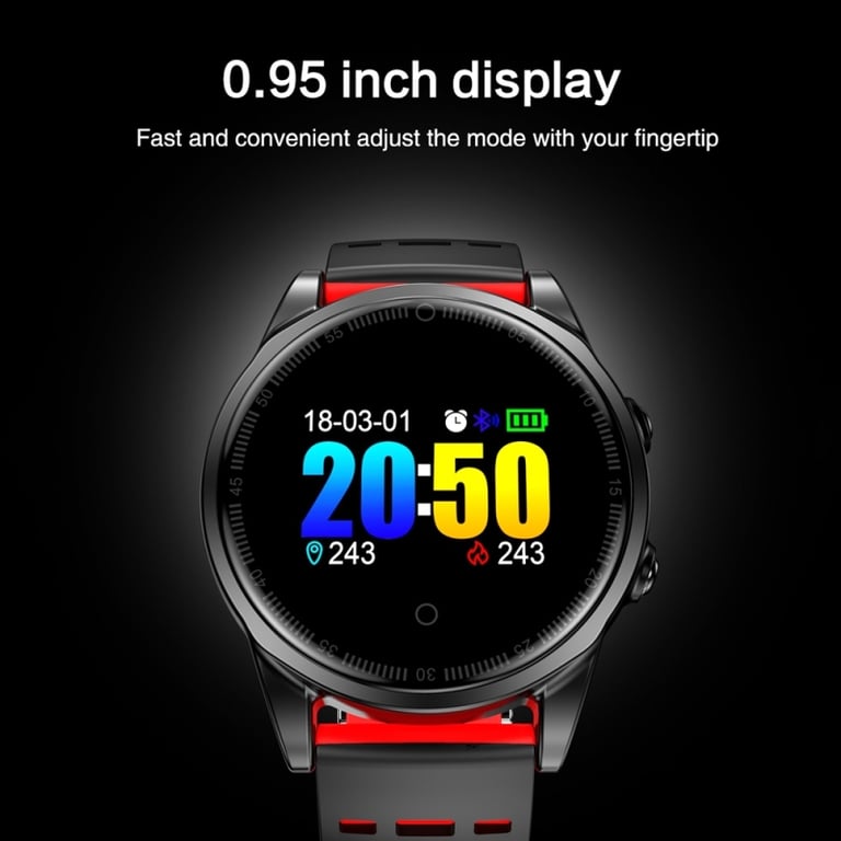 Montre Connectée Bracelet Connecté Iphone Android Smartwatch Cardio Noir YONIS