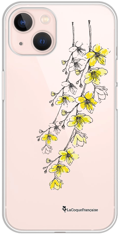 LaCoqueFrançaise Coque Apple iPhone 13 360 intégrale transparente Motif Fleurs Cerisiers Tendance