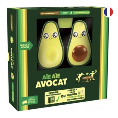 Jeu de cartes Aie Aie Avocat - Asmodee : Fun et Stratégie en Équipe