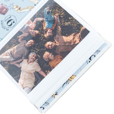 Harry Potter Álbum de Fotos Temático de Harry Potter para 100 Fotos de 10x15cm Azul