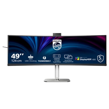 Philips 49B2U6903CH/00 écran plat de PC 124,5 cm (49'') 5120 x 1440 pixels Dual QHD LCD Gris