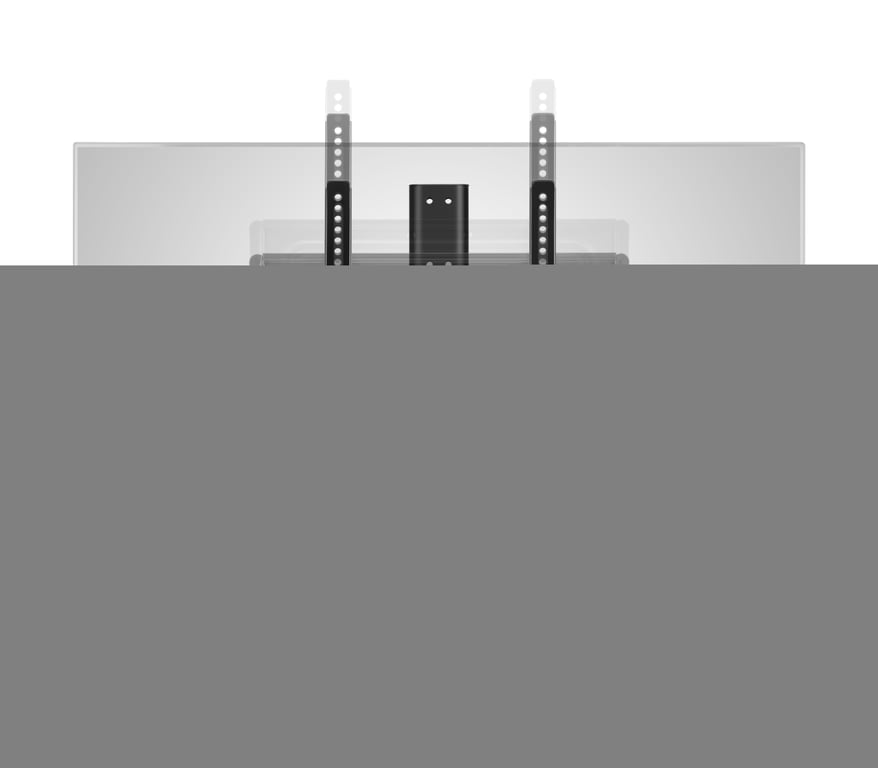 ONE FOR ALL Pied TV à poser 32 65 Gamme Solid Inclinable 15° & Orientable 90° Compatible pour écrans 32 65''/81 165cm - vue 4