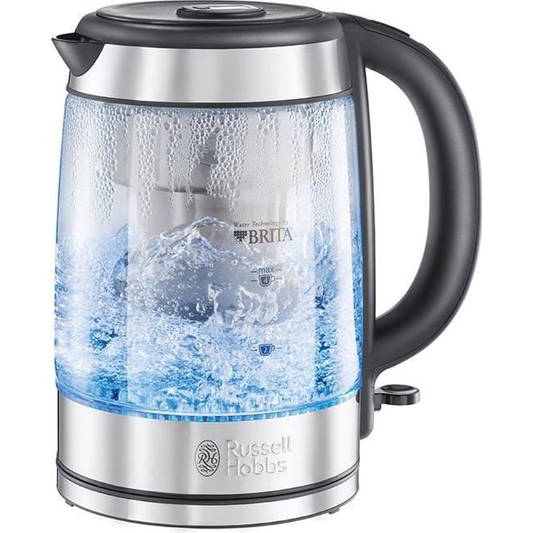 Bouilloire En Verre Filtrante Clarity Russell Hobbs 20760 – Cartouche Filtre À Eau Brita Inclus - vue 3