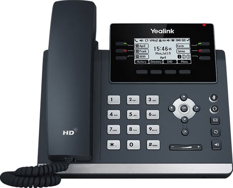 Yealink SIP T42U téléphone fixe Gris LCD Wifi - Neuf