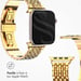 Selencia Bracelet dragon en acier pour Apple Watch | 38/40/41/42 mm - Doré
